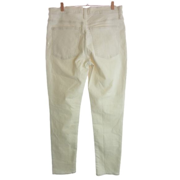 NWT Madewell Mid Rise Perfect Vintage Jean Ecru White 31T - Picture 3 of 7